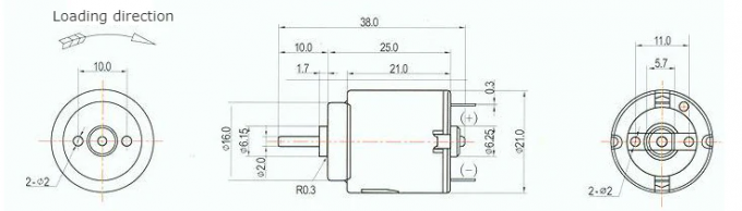 Custom R140 1.5-3V 10000 RPM Brushed DC Motor High Speed  Small Hobby Motor