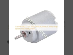Aangepaste R140 1,5-3V 10000 RPM Gepoetste gelijkstroommotor