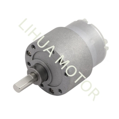 37mm 500 Rpm 12V 500 DC Motor With Gearbox Reversible Adjustable Speed Low Noise