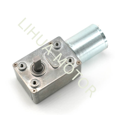 JGY370 12V DC Motor High Torque Worm Gearbox  With Worm Gear