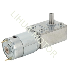 12V 24V High Torque Worm Gear Motor Low Rpm Worm Gearbox Motor JGY385