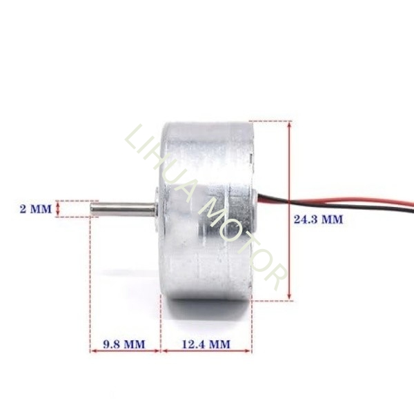 Round Brushed DC Electric Motor 2000rpm-20000rpm 4mm RF-300CA Motor