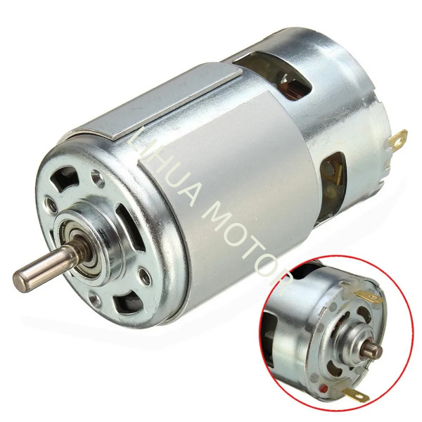 12V 775 High Torque DC Motor Permanent Magnet For Ball Bearing Belt Machine