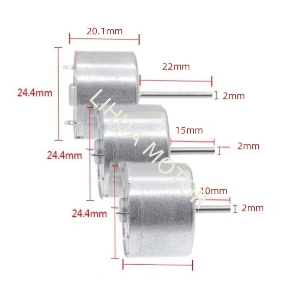 RF-310TA  2.5V 3V Mute Solar Brushed Motor DC 24.4cm*20.1cm For Hand Charger