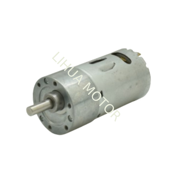 GB37-545 37mm 6V 12V 24v Electric Motor With Gearbox Ratio10:1 18.1:1 150:1 450:1