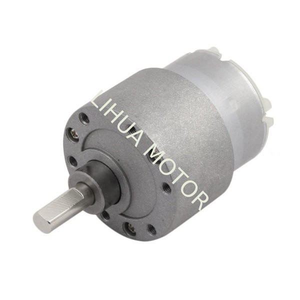 37mm 500 Rpm 12V 500 DC Motor With Gearbox Reversible Adjustable Speed Low Noise