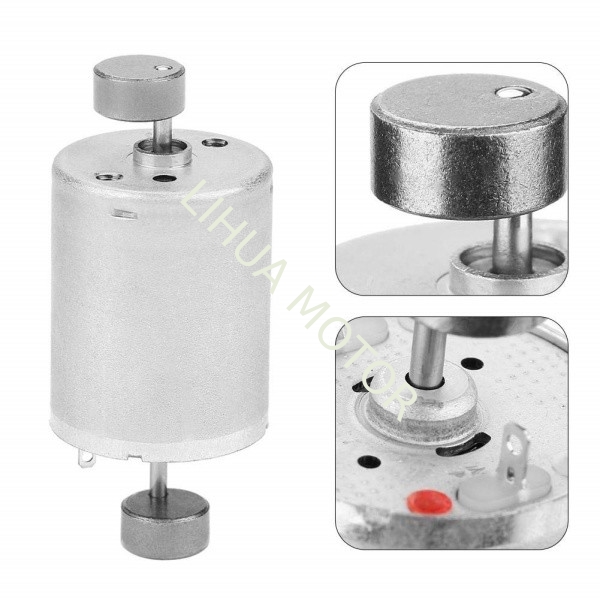 RK370 Double Shaft 12V DC Motor , Mini Vibration Motor High Torque For Massager OEM