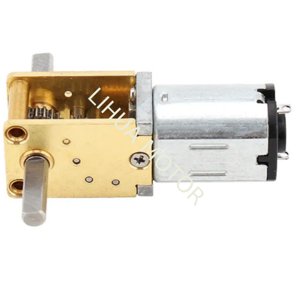 12mm N20 40rpm DC Gear Motor Mini Double Shaft Worm Gear Motor High Torque