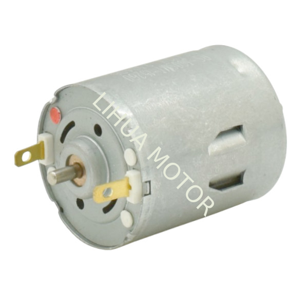 27.7mm 6000rpm RS360 12V 24V Small DC Electric Motors Dual Shaft For Hair Drier
