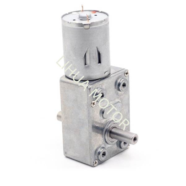 8V 12V 24V 32mm*46mm 370 Small Worm Gear Motor Turbo Worm Gearbox Reduction
