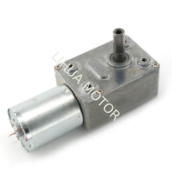 Low Speed Turbo Worm Geared Motor 12V 24V High Torque Worm Gearbox