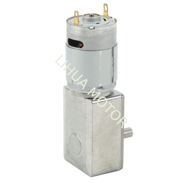 12V 24V High Torque Worm Gear Motor Low Rpm Worm Gearbox Motor JGY385