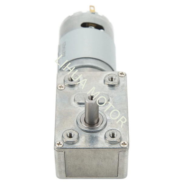 12V 24V High Torque Worm Gear Motor Low Rpm Worm Gearbox Motor JGY385