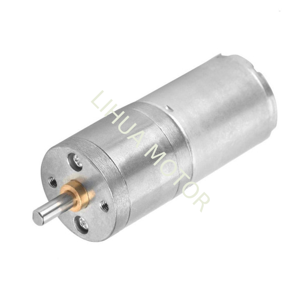 370 Gear Reduction Box 12 Volt DC Motor With Gearbox , 25mm Small High Torque DC Motor
