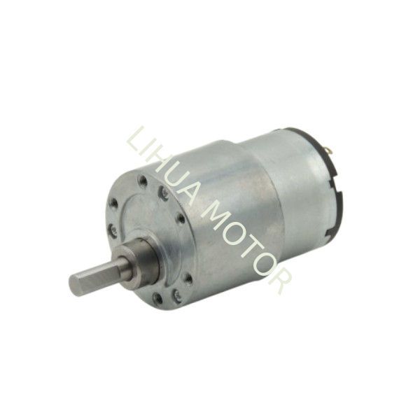 37mm 520 Brushed 12V DC Gear Motor High Torque Gear Reduction Electric Motor