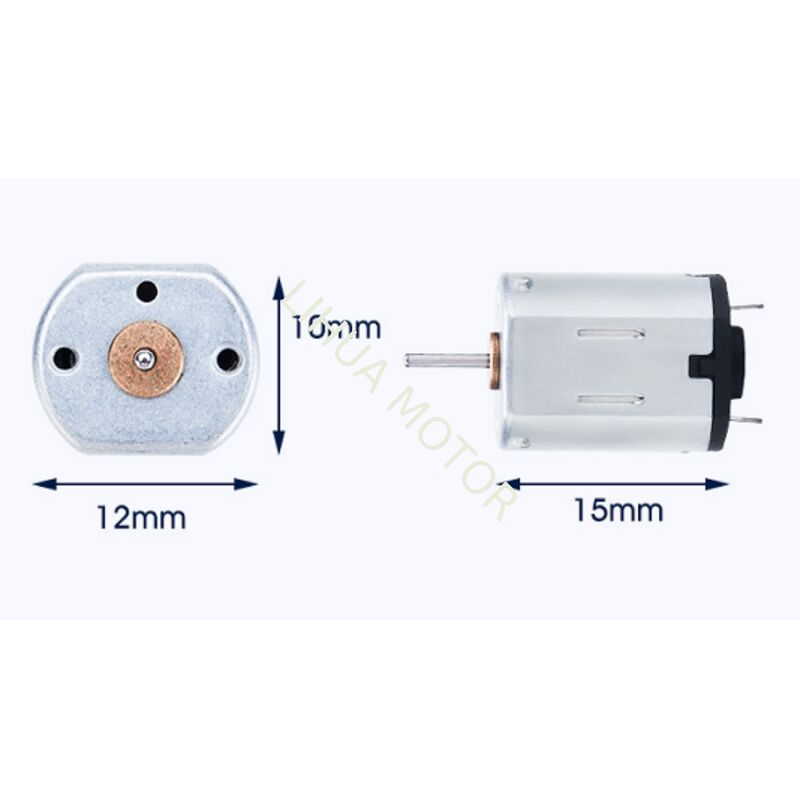 Precision N20 Micro DC Motor with 1mm Shaft Diameter, Ultra-Compact 10mm*12mm*15mm Frame, and Precious Metal Brush Design for Robotics DIY