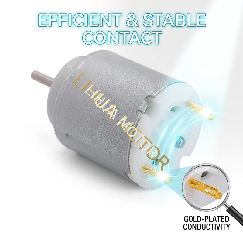 Double Shaft DC Motor RS-775 42mm High Torque 250mNm Free Customization Shaft Length 12V-24V for Industrial Tools