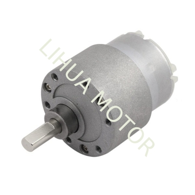 37mm 500 Rpm 12V 500 DC Motor With Gearbox Reversible Adjustable Speed Low Noise